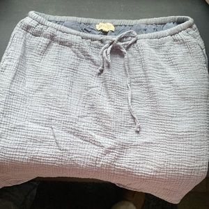 Roolee muslin light blue skirt